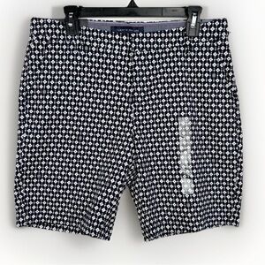 Tommy Hilfiger White Floral Pattern Hollywood Shorts Size 10 9" Inseam